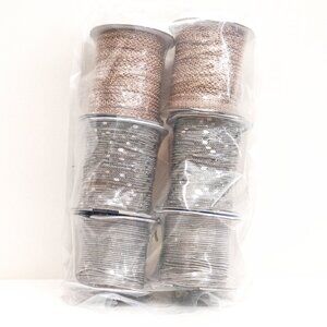 Lot of 6 NEW Bead Landing Jewelry Making Chain Spools - Silver & Gold - Michaels